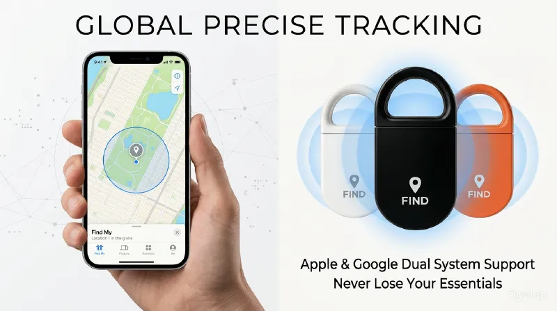 kingminson-MOYAGOA Locator Tag-Apple Find My & Apple Google Dual System Smart Tracker