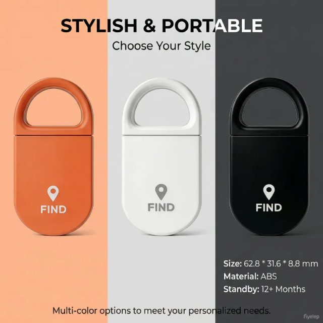 kingminson-MOYAGOA Locator Tag-Apple Find My & Apple Google Dual System Smart Tracker