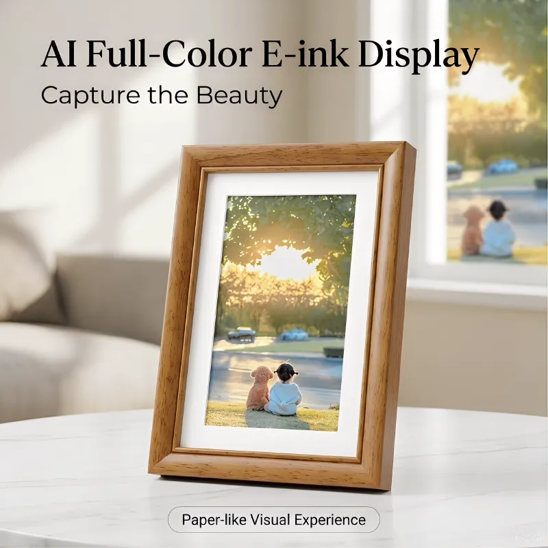 kingminson-WiFi Connected Digital Photo Frame-AI Full-Color E-ink Display