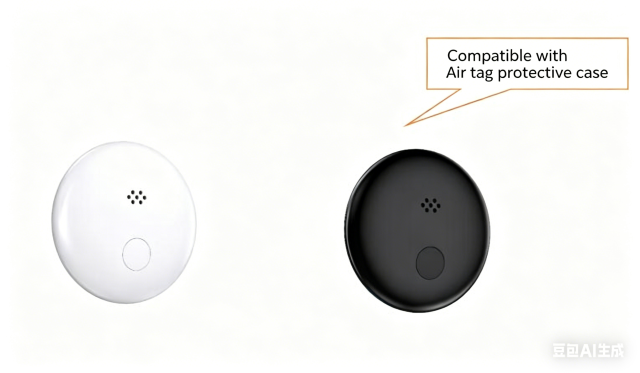 HT03 Bluetooth Tracker Anti-Lost Tag for Apple Find My and Google Find Hub