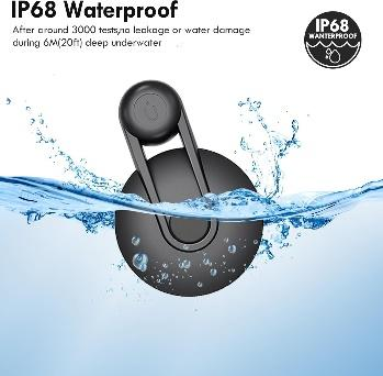 HT06 Magnetic Bluetooth Tracker Anti-Lost Tag for Apple Find My and Google Find Hub