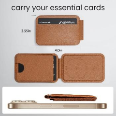 K01 Anti-Lost Card Holder Wallet with Apple Find My and Google Find Hub