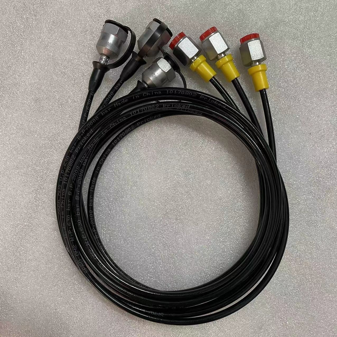 Mechanical Hydraulic Diagnostic Tool Hydraulic Pressure Gauge test Kit Silver Box 3 test Hose 3 Pressure Gauge 9 test Joint