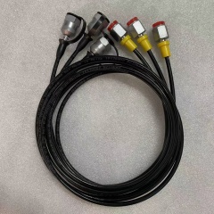 Mechanical Hydraulic Diagnostic Tool Hydraulic Pressure Gauge test Kit Silver Box 3 test Hose 3 Pressure Gauge 9 test Joint