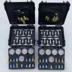 Hydraulic test Kit 5 test Hose 5 Pressure Gauge 13 test Joint 14 Tee  Joint