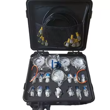 Hydraulic test Kit 5 test Hose 5 Pressure Gauge 13 test Joint 14 Tee  Joint