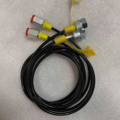 Hydraulic Pressure test Kit 2 test Hose 2 Pressure Gauge 21 test Joint 2 Tee  Joint