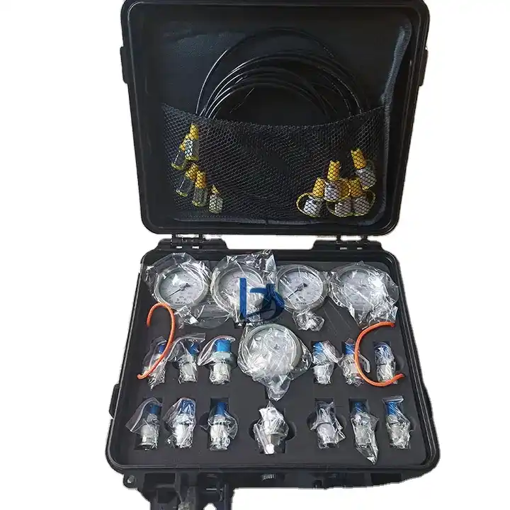 Hydraulic test Kit 5 test Hose 5 Pressure Gauge 13 test Joint