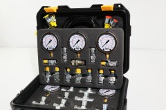 Hydraulic test Kit 5 test Hose 5 Pressure Gauge 12 test Joint 8 Tee  Joint