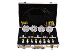 Hydraulic Pressure test Kit Gold Box 4 test Hose 4 Pressure Gauge 10 test Joint 3 Tee  Joint