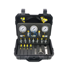 Hydraulic test Kit 3 test Hose 3 Pressure Gauge 12 test Joint