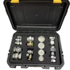 Excavator Hydraulic Pressure test Point Pressure test Connector 40 Hydraulic Pressure Gauge Kit 40 test Joint