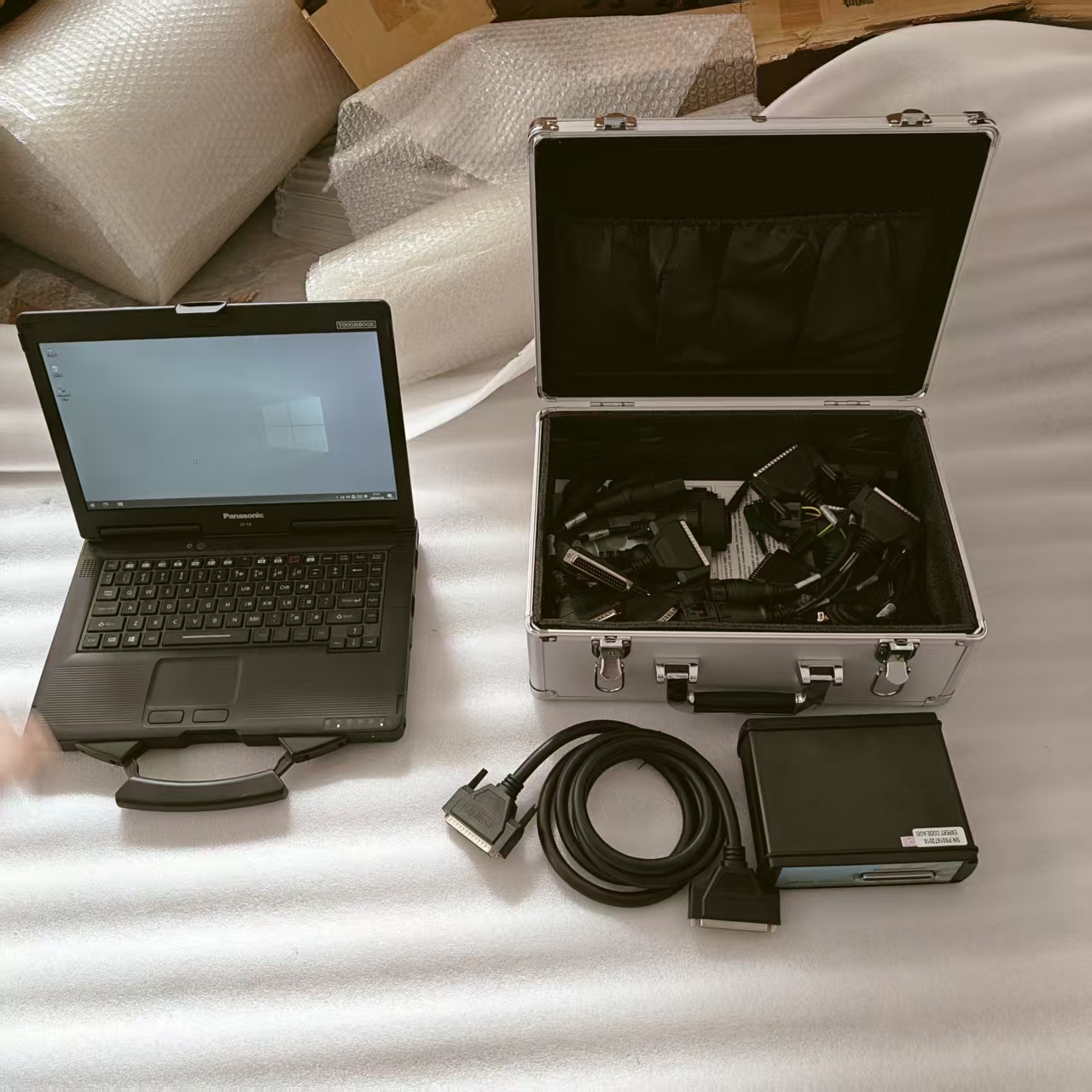 LX Universal Truck Excavator Diagnostic Kit Tool for Jaltest Link Jaltes + Toughbook CF53 Diagnostic Laptop Diagnostica Diagno