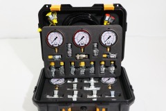 Hydraulic test Kit 5 test Hose 5 Pressure Gauge 12 test Joint 8 Tee  Joint