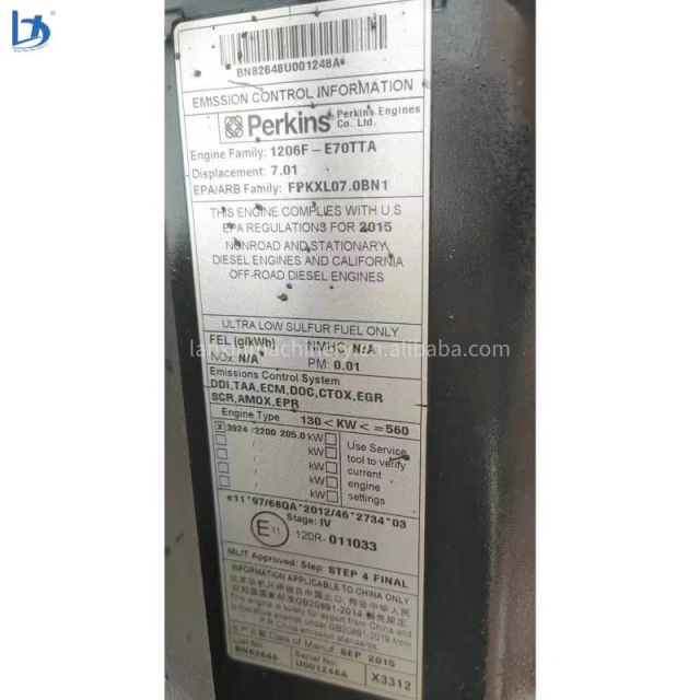 1206F-E70TTA Engine Diesel C7.1 Motor Excavator Parts 1206F-E70TTA Complete Engine Assembly
