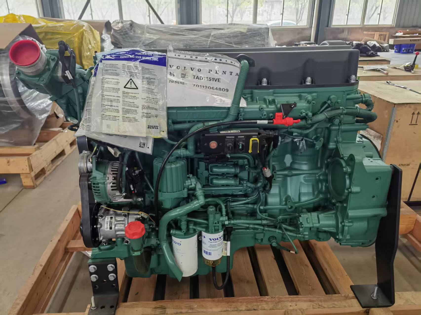 Excavator  Engines Assembly TAD1151VE Engine TAD1151 Diesel Engine for  1151ve
