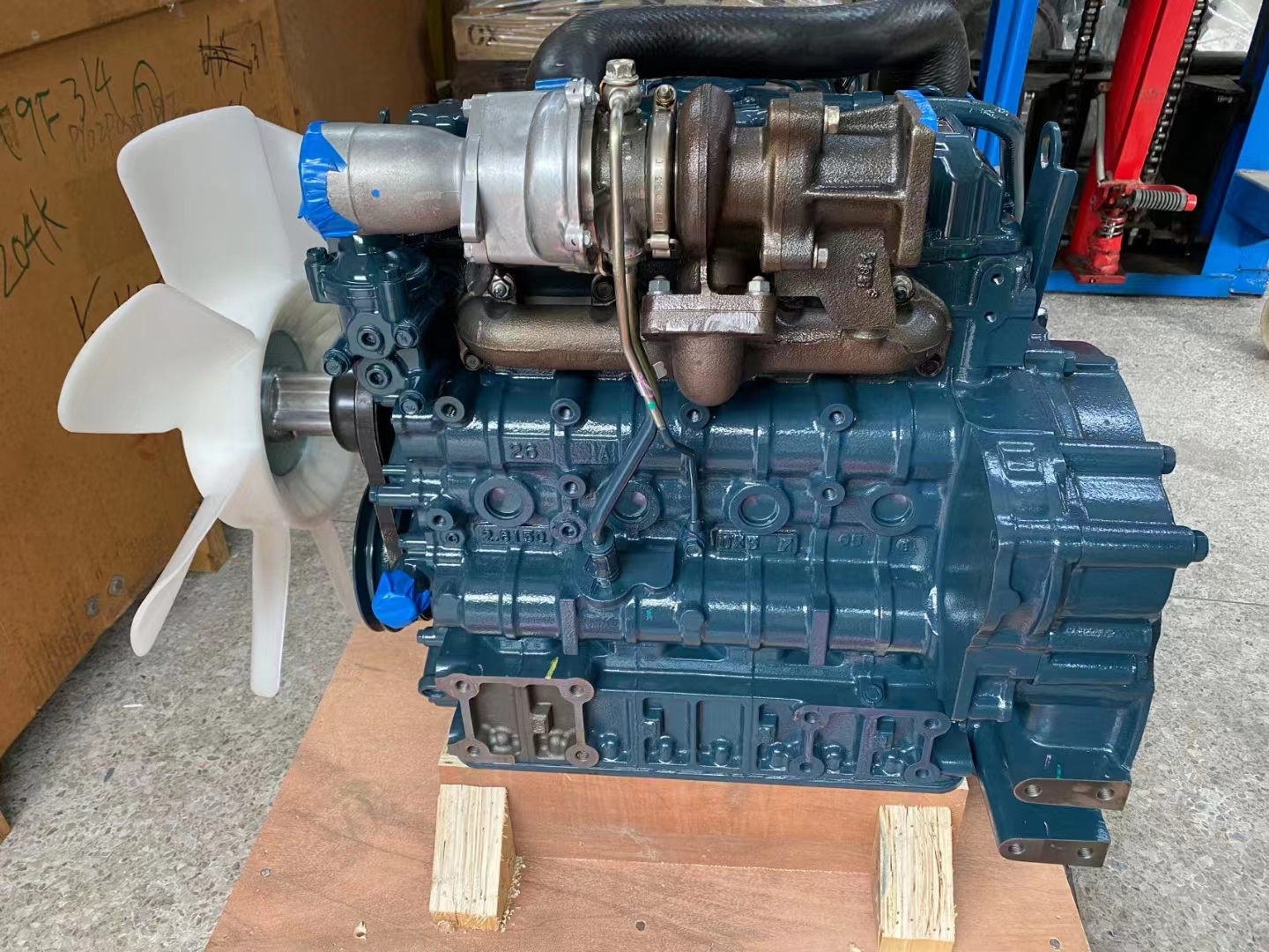V2607 With Turbo Complete Engine Assy Excavator V2607-T Diesel Engine Assembly for Kubota
