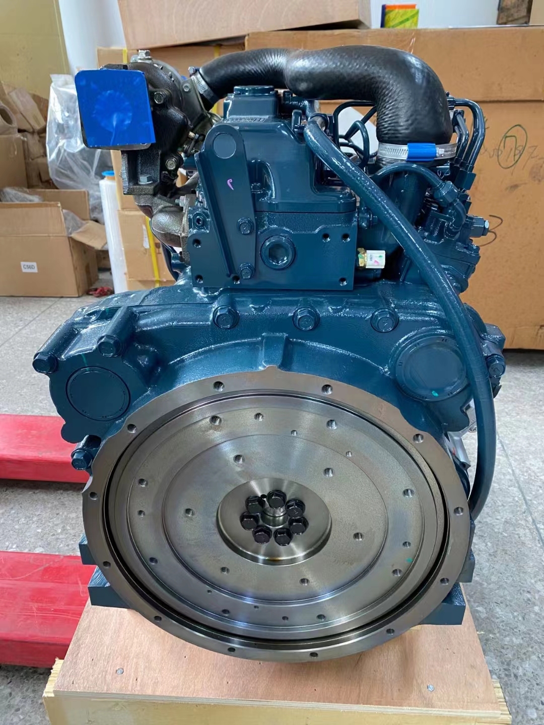 V2607 With Turbo Complete Engine Assy Excavator V2607-T Diesel Engine Assembly for Kubota