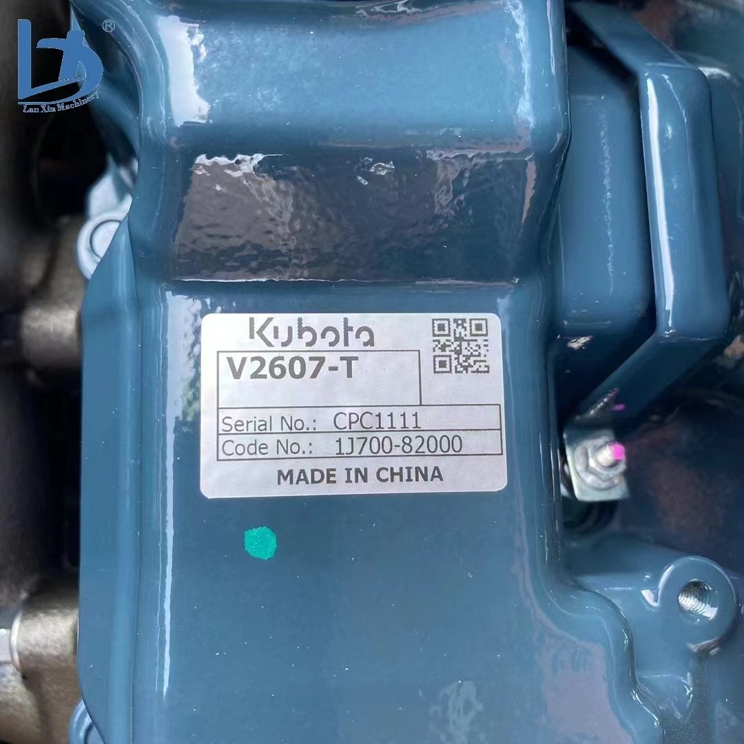 V2607 With Turbo Complete Engine Assy Excavator V2607-T Diesel Engine Assembly for Kubota