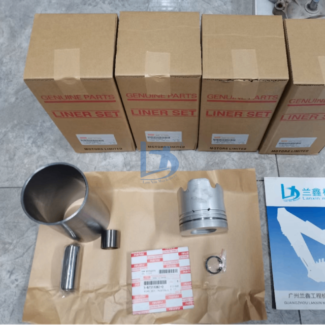 Engine Cylinder Head Gasket Bushing Kit 4JB1 4JG1 4JJ1 4HK1 6BD1 6HK1 6BG1 Excavator Overhaul and Reconstruction Kit for Isuzu