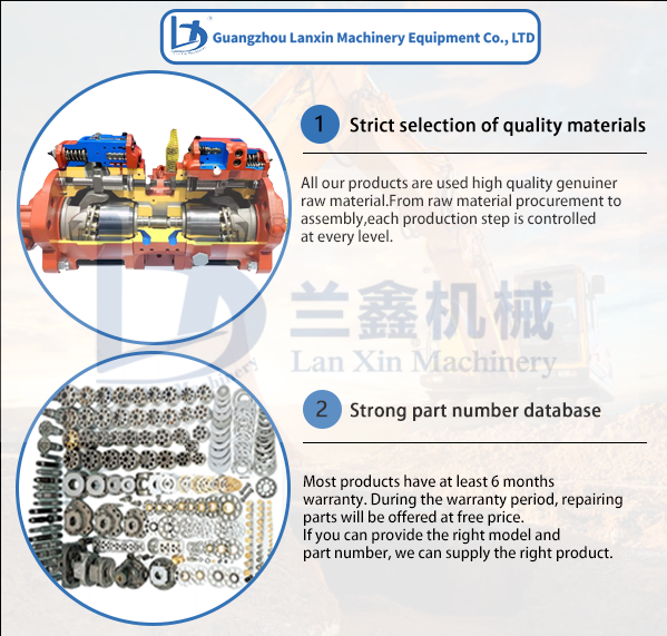 Original New Excavator Parts PC40MR-1 Main Pump PC40MR-1 PC40MR-2 Hydraulic Pump for komatsu Hydraulic Pump