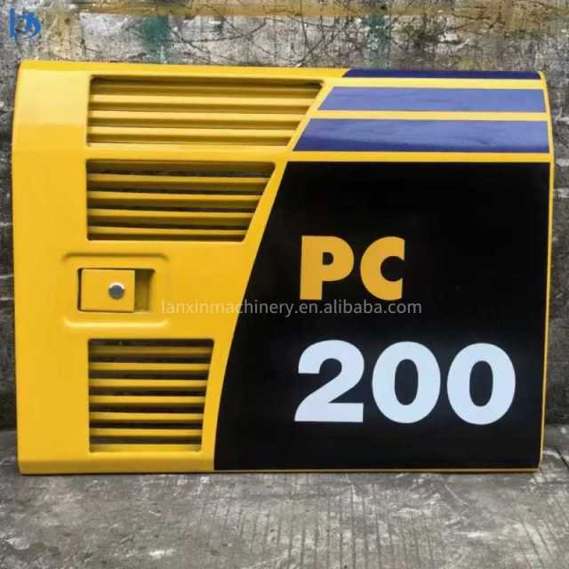 LANXIN High Quality Excavator Parts Side Cover Doors PC200-8 Water tank Door Used in Komatsu Excavators