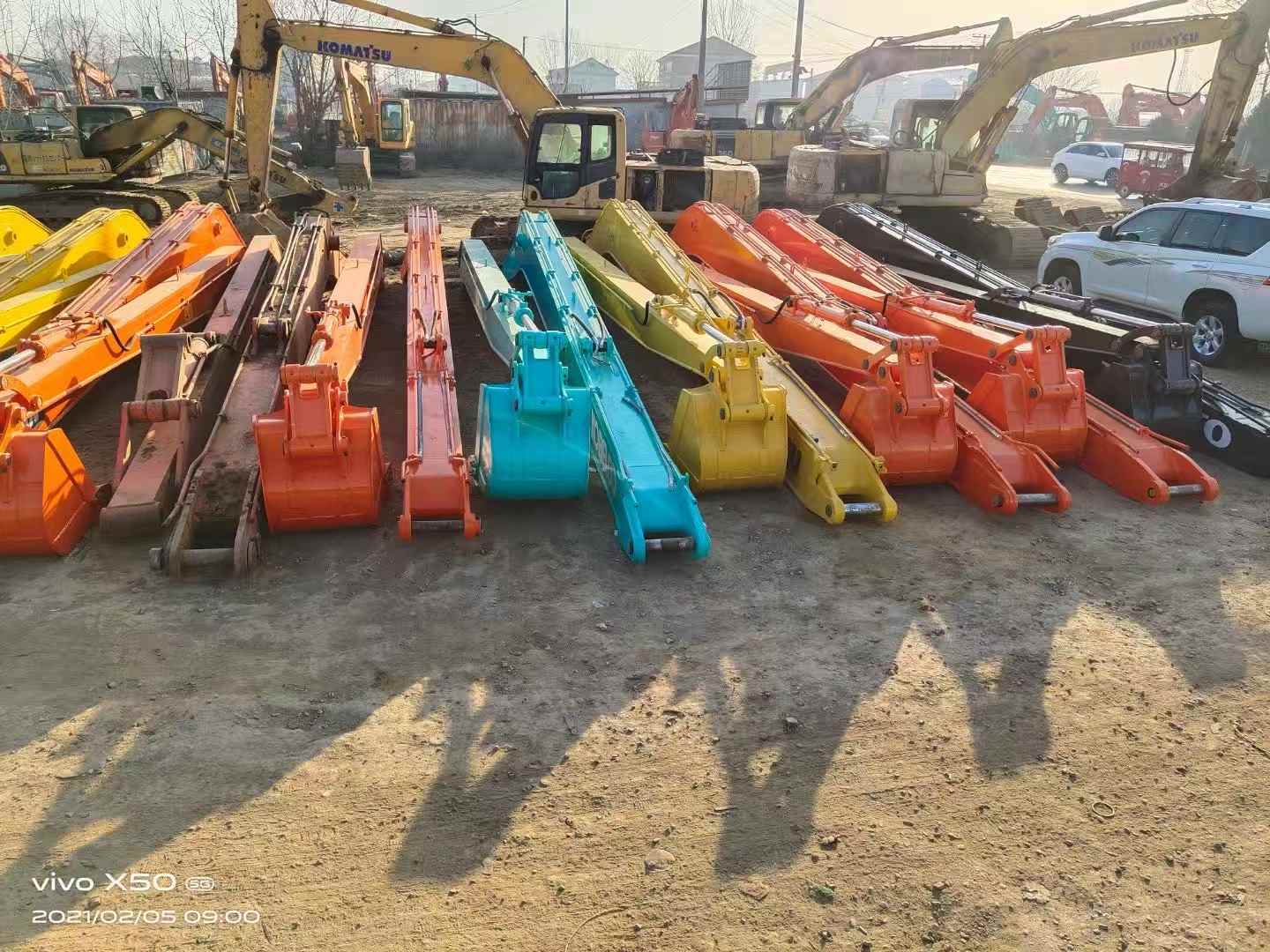 Customization High Quality Long Boom Excavator Boom Long Reach Long Excavator Arm Boom for CAT Komatsu Hitachi