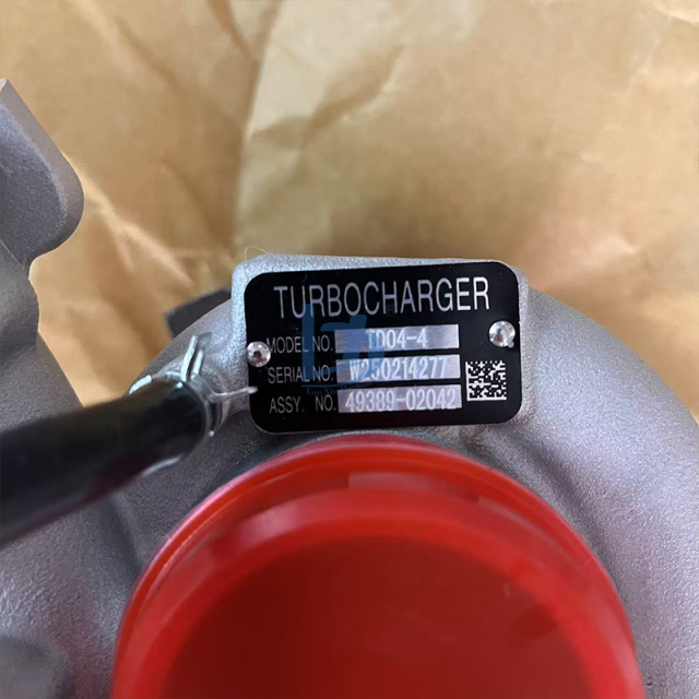 Excavator Engine Parts Complete Turbo TD04-4 49389-02042 Turbocharger for Mitsubishi  4M50  Turbo Turbolader W250214277