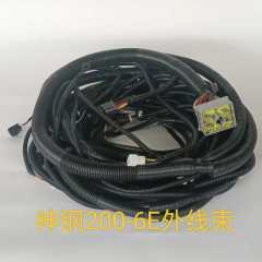 SK200-6 Excavator Hydraulic Pump Wire Harness Kobelco Outside Wiring Harness