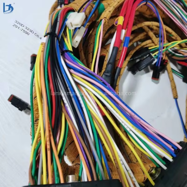 320D E320D Excavator Wiring Harness 2917590 Chassis Wiring Harness 291-7590 for CAT C6.4 Engine