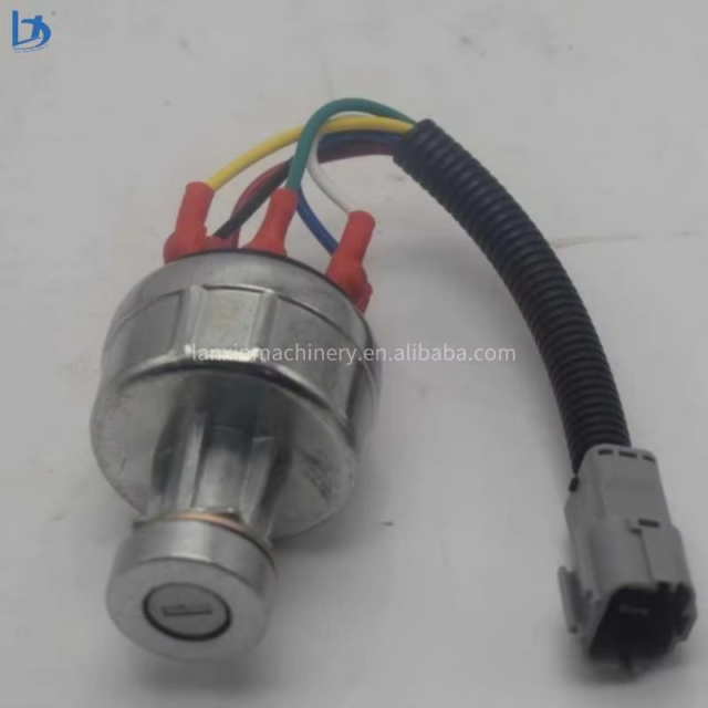 Excavator Switch 21N4-10400 21N4-10401 21N4-10430 21E6-10430 for R110 R140 R200 R210 Ignition Switch With Keys