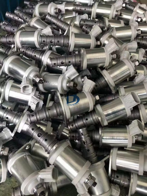 Excavator Parts 6D95 Engine Hydraulic Pump Solenoid Valve 708-2H-25240 708-2L-25211 for Komatsu PC200-3 PC200-5 PC200-6