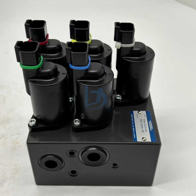 Excavator Solenoid Valve KHJ43510 Electric Valve Set SH200 SH130 SH145 SH210 SH240 for Sumitomo SH200-7 Excavator Solenoid Valve