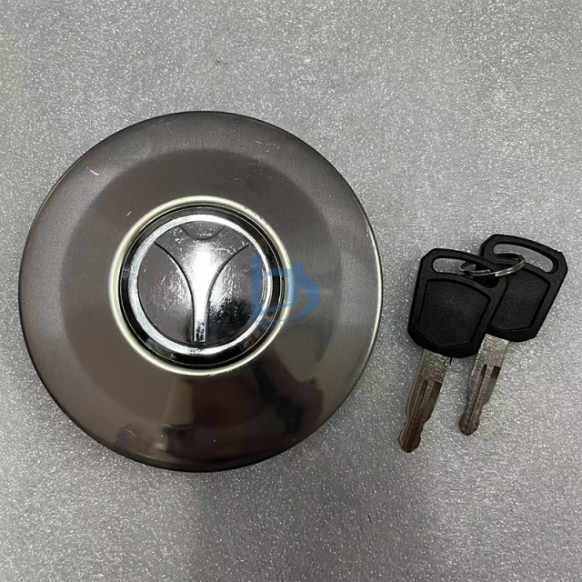 60234834 71407527 Diesel Oil Fuel Tank Cap Cover With Keys for Sany SY55 SY60 SY75 SY135 SY215 SY235 Excavator Accessories