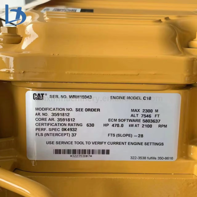 Original New Excavator Parts C18 Engine Assembly C18 Engine Motor 3591812 for Caterpillar C18 Complete Diesel Engine