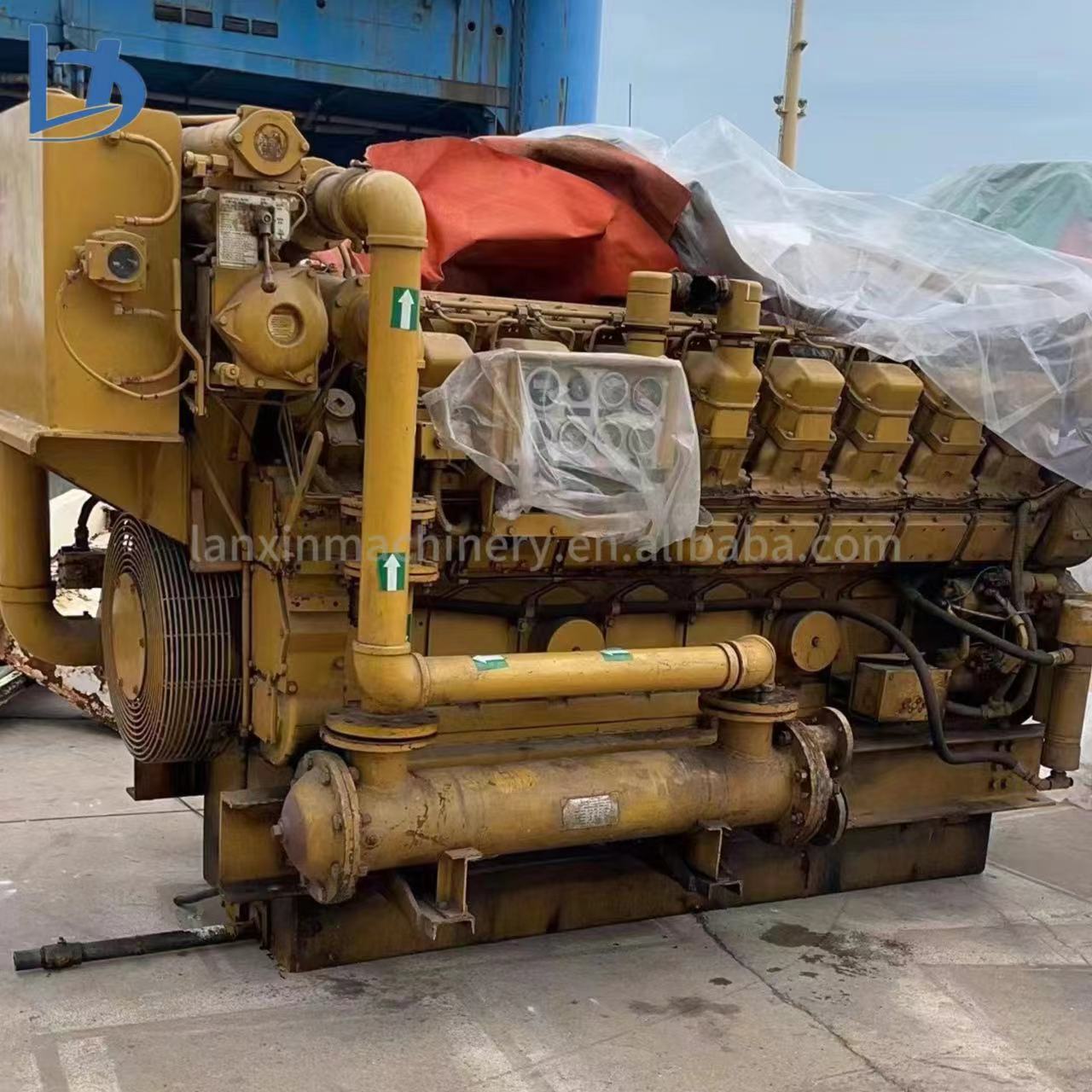 Excavator Marine diesel Engine1800 RPM 1900 kW Oilfield Equipment Backup Power for  Caterpillar 3516D Engine