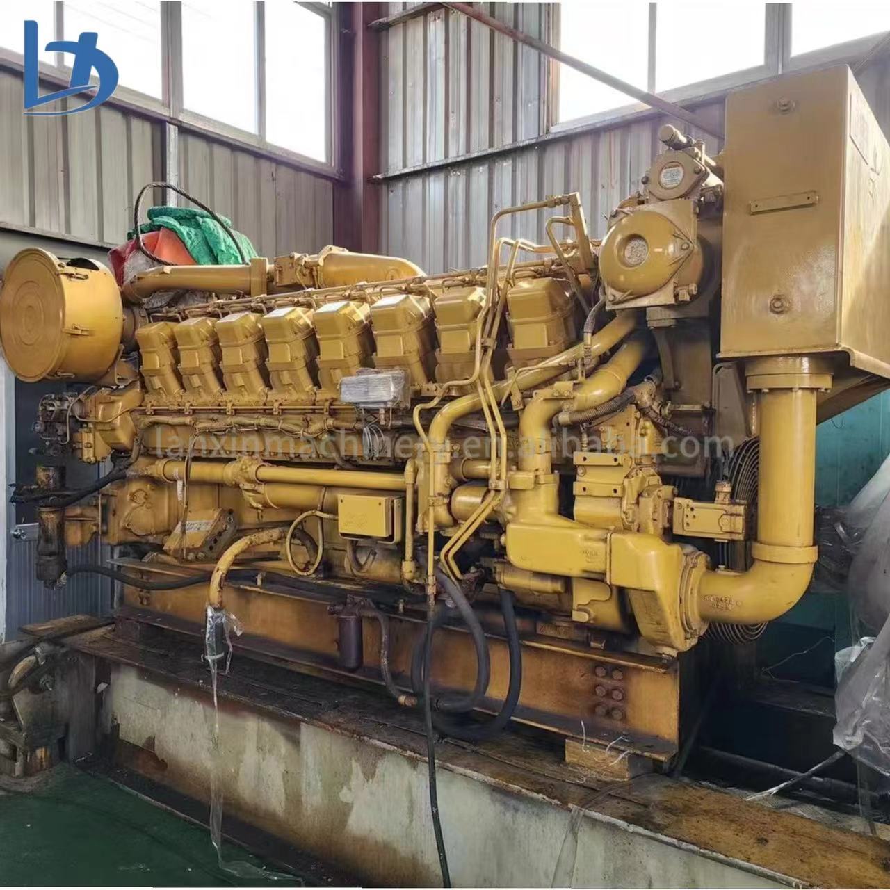 Excavator Marine diesel Engine1800 RPM 1900 kW Oilfield Equipment Backup Power for  Caterpillar 3516D Engine