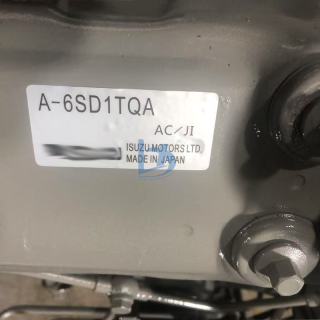 Excavator Complete Engine 6RB1 6HK1 4jb1 4jj1 Diesel Motor 6BD1 6BG1 6SD1 6WG1 Engine Assembly for ISUZU