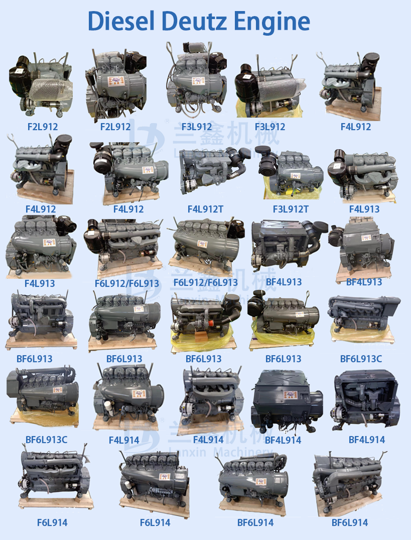 Wholesale Excavator Deutz 6 Cylinder Air Cooled Diesel Engines F6l912w for Deutz F6L912W Engine