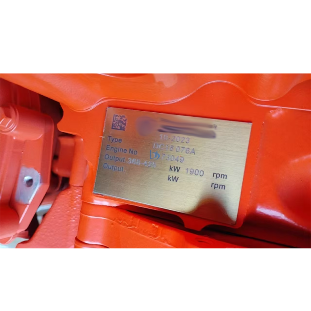 Original Factory Brand-new Excavator Engine Red 8-cylinder DC16 Engine Assembly 1173049 Has a High Power Speed of 425KW/1900RPM