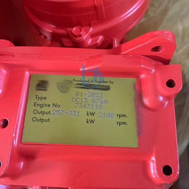 DC13 Engine DC13 076A Engine Assembly 7343110 257-331 257331 for Scania Mechanical Engine DC13 DX500-9 Excavator