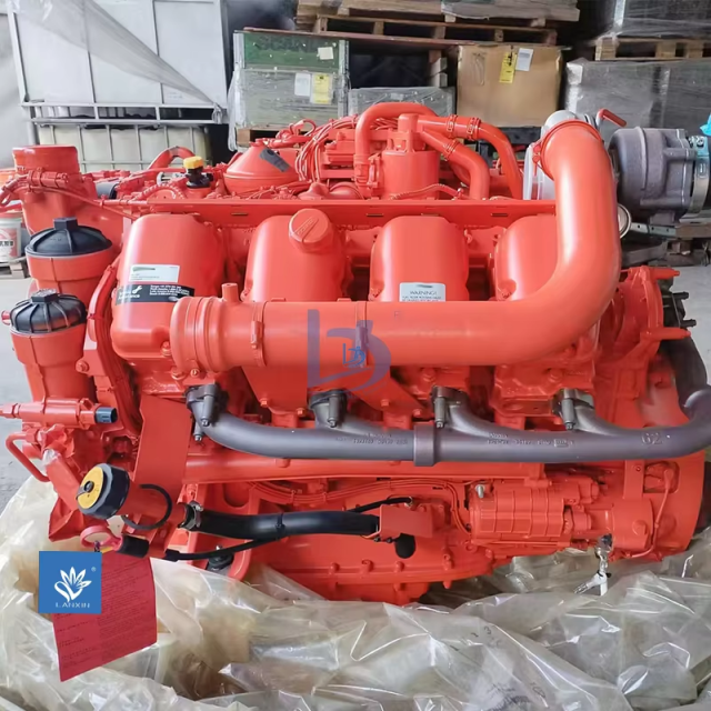 Original Factory Brand-new Excavator Engine Red 8-cylinder DC16 Engine Assembly 1173049 Has a High Power Speed of 425KW/1900RPM