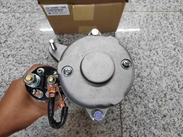 Excavator Parts Starter Motor 0-61000-0130 10479611 Start Motor for Nikko 28MT Engine 24V 3.5KW