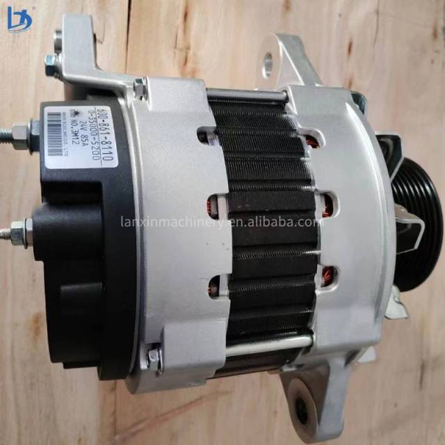 LANXIN High Quality Excavators Parts Alternator 0-35000-5200 600-861-8110 for Komatsu