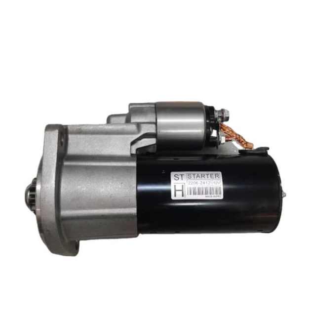Excavador Parts Startering Motor 12V Alternator 2206-2412 129908-77000 Excavador Starter Motor for Xugong 60D