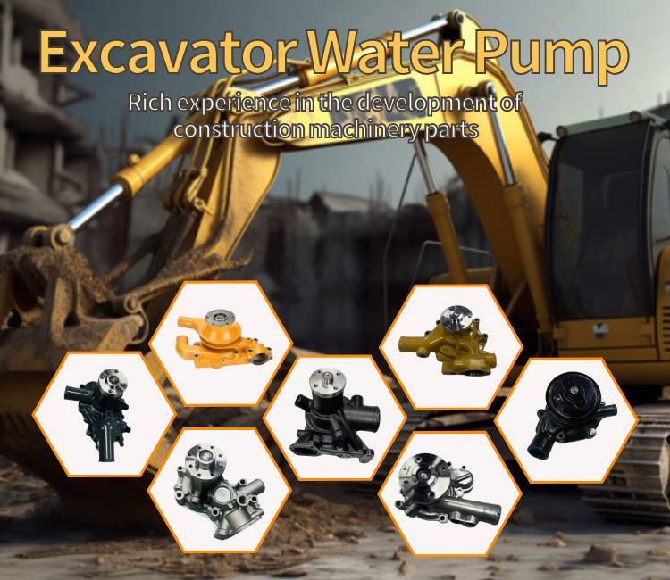 Excavator Spare Parts 8-98098662-1 Water Pump for Isuzu Water Pump 3LA1 3LB1 3LD1 3LD2 4LD1 4LE1 4LE2 Engine