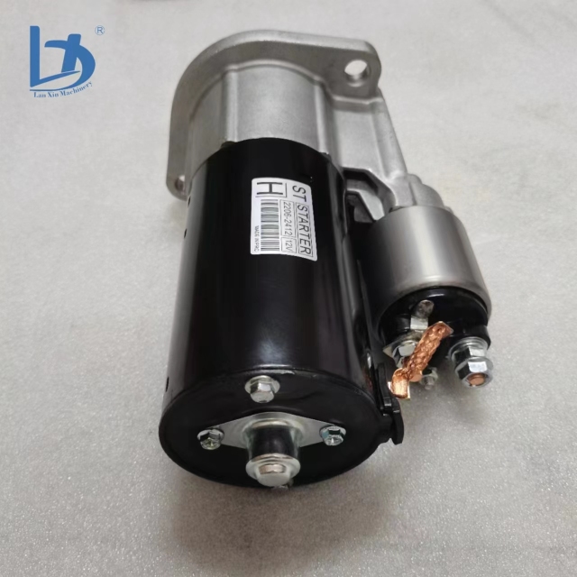 Excavador Parts Startering Motor 12V Alternator 2206-2412 129908-77000 Excavador Starter Motor for Xugong 60D