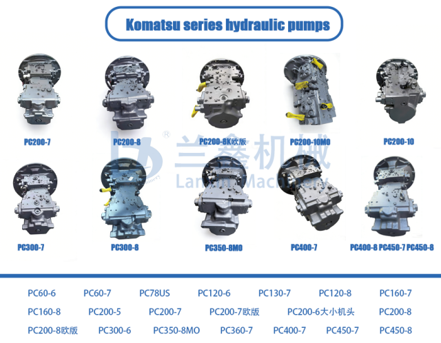European Version Hydraulic Pump 708-2L-00700 708-2L-00701 for Komatsu PC200-8k PC210-8k PC220-8k Excavators Main Pump