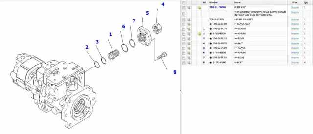 Excavator Machinery Spare Parts Main Pump 708-1L-00800 7081L00800 Hydraulic Pump for Komatsu PC1250-8 Hydraulic Piston Pump
