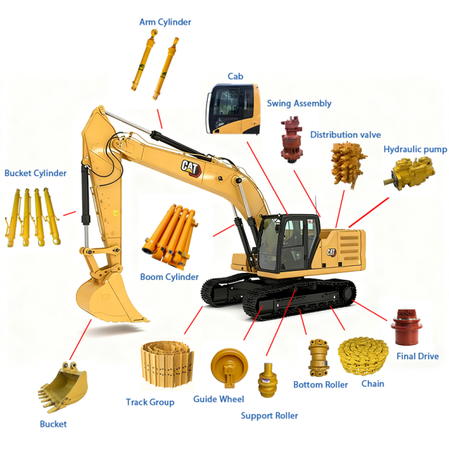 Machinery Engine Parts 3408 3408C Diesel Engine Assembly 169-3690 1693690 Excavator Engine for Cat D9R Bulldozer Complete Engine
